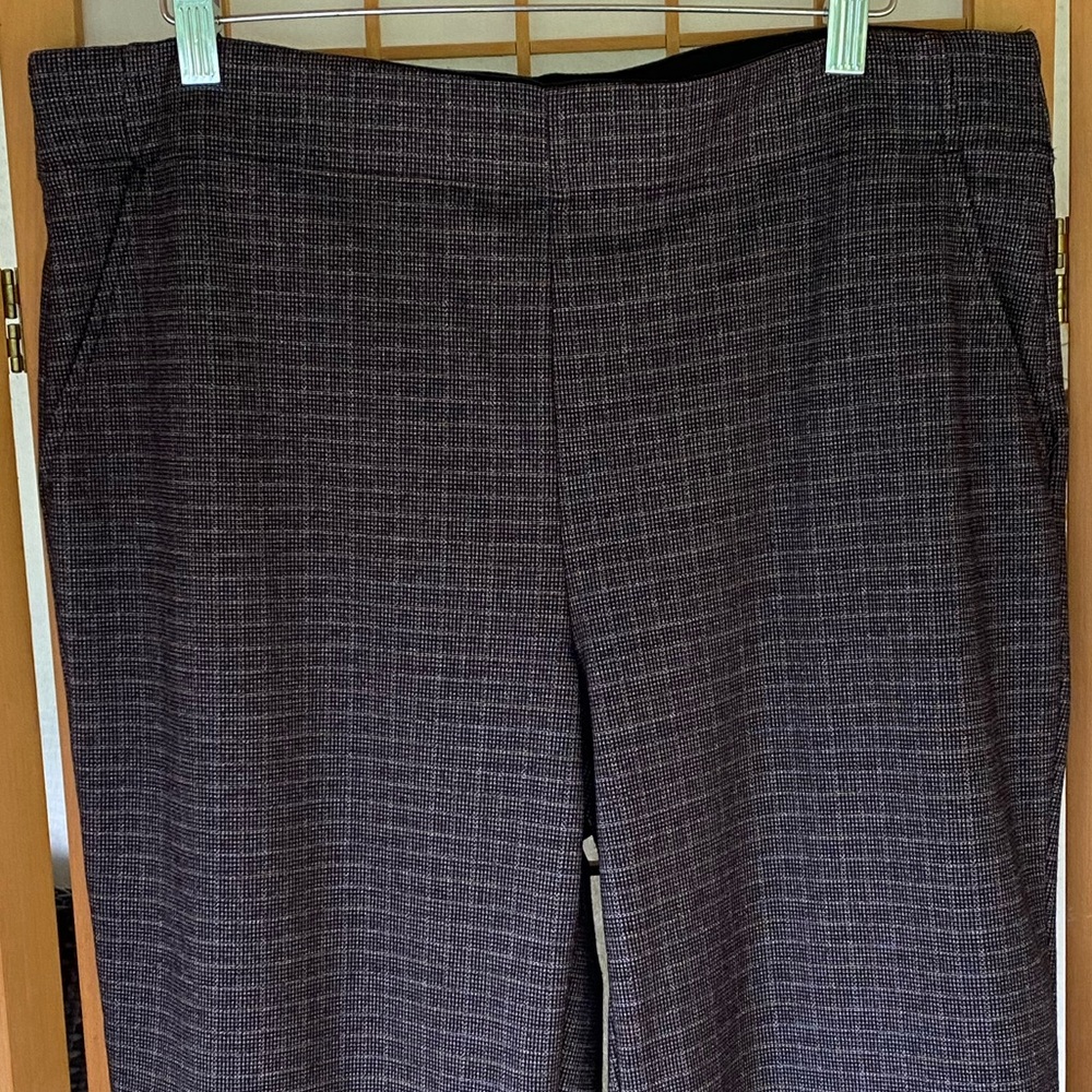 Max Studio Gingham Checked Slim Straight Leg Silh… - image 4